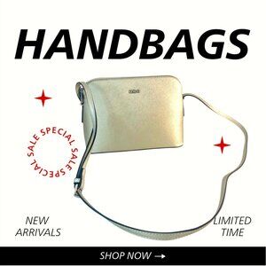 Prüne Light Gold Crossbody Bag – Made in China